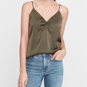 Satin Ruched Front Cami